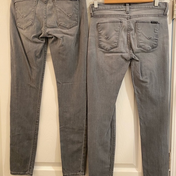 HUDSON Gray Washed Out Skinny Leg Jeans - Picture 3 of 8
